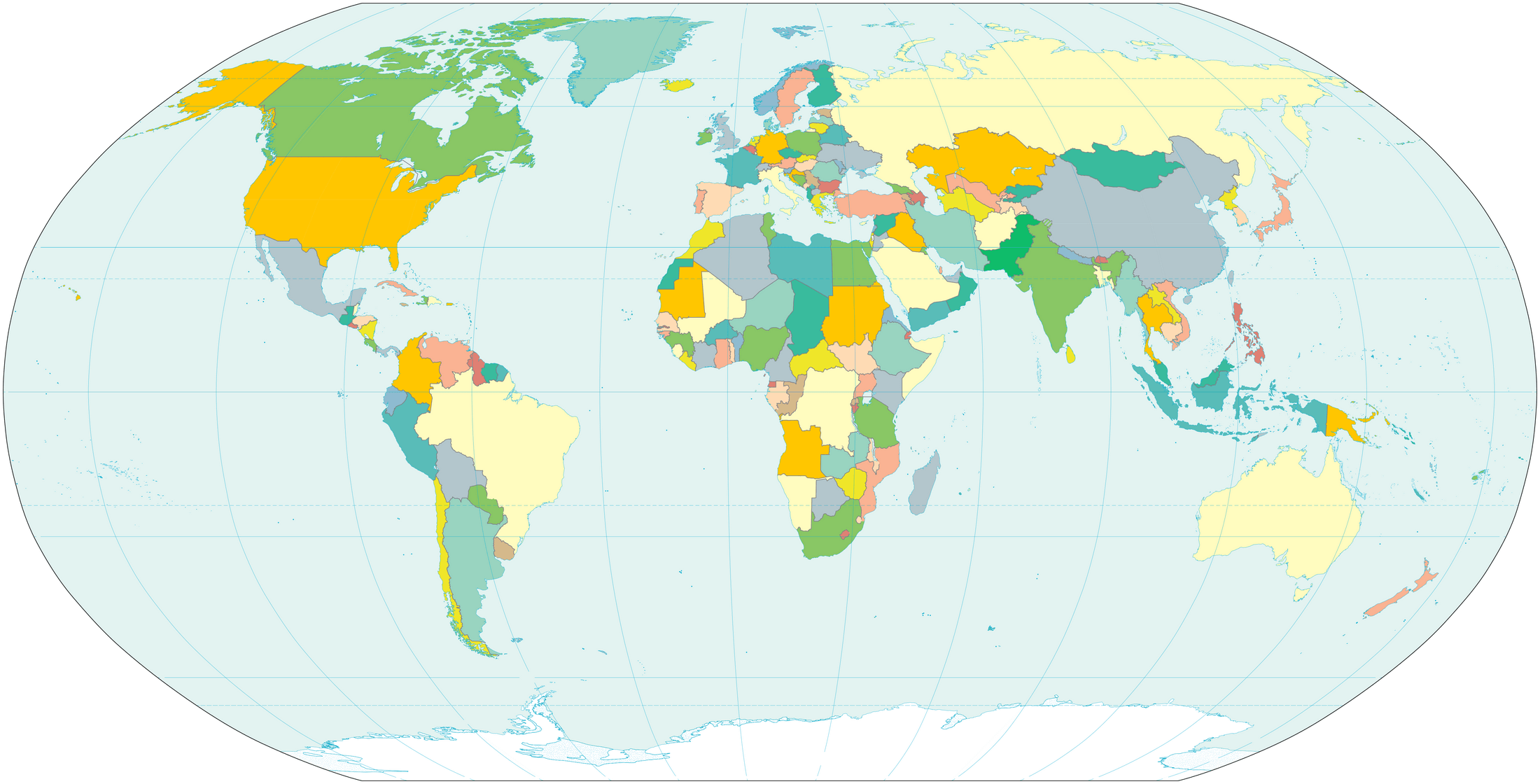 World Map With Countries